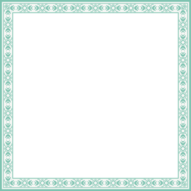 Antika kare çerçeve botanik bahçesi eski model soyut sınır