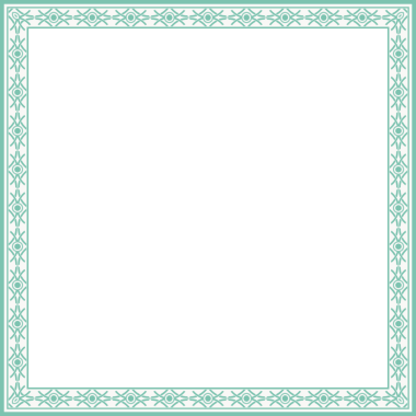 Antika kare çerçeve botanik bahçesi eski model soyut sınır