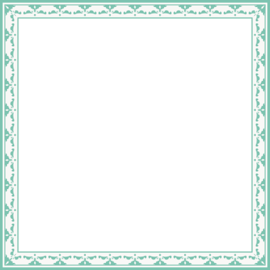 Antika kare çerçeve botanik bahçesi eski model soyut sınır