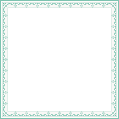 Antika kare çerçeve botanik bahçesi eski model soyut sınır