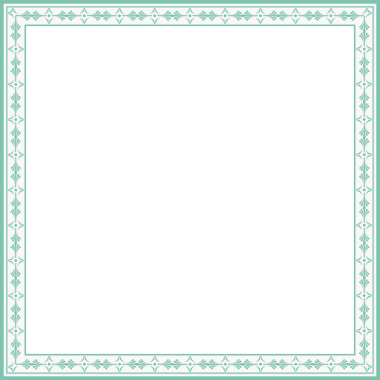 Antika kare çerçeve botanik bahçesi eski model soyut sınır