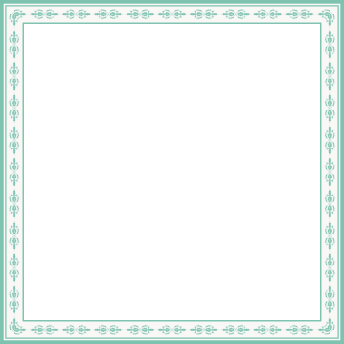 Antika kare çerçeve botanik bahçesi eski model soyut sınır