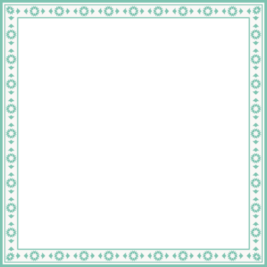 Antika kare çerçeve botanik bahçesi eski model soyut sınır