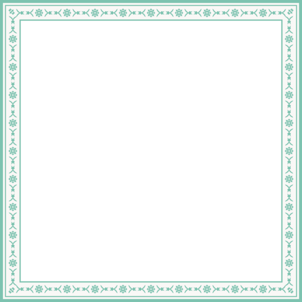 Antika kare çerçeve botanik bahçesi eski model soyut sınır