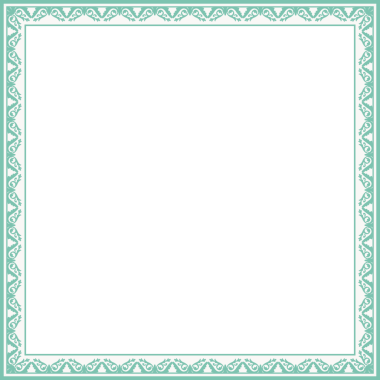 Antika kare çerçeve botanik bahçesi eski model soyut sınır