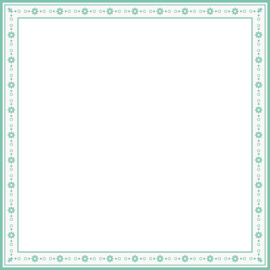 Antika kare çerçeve botanik bahçesi eski model soyut sınır