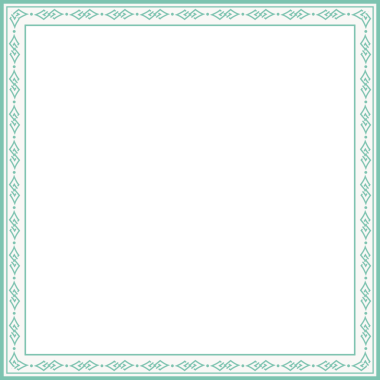 Antika kare çerçeve botanik bahçesi eski model soyut sınır