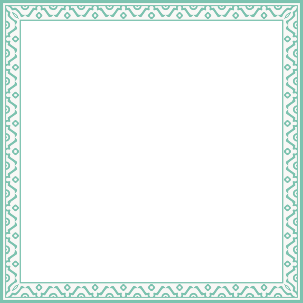 Antika kare çerçeve botanik bahçesi eski model soyut sınır