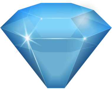 Açık mavi fantezi mücevher taşı