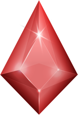 Yakut kırmızısı fantezi mücevher taşı