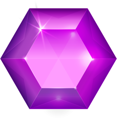 Mor fantezi mücevher taşı.