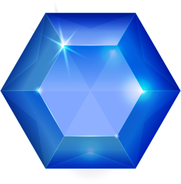 Safir mavisi fantezi mücevher taşı