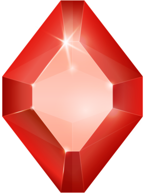 Yakut kırmızısı fantezi mücevher taşı