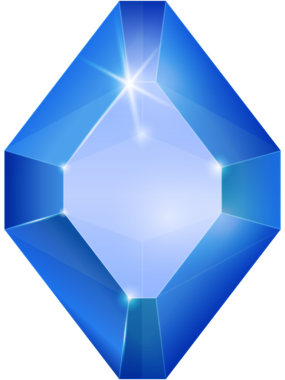 Safir mavisi fantezi mücevher taşı