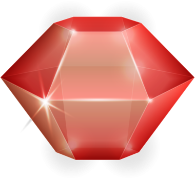 Yakut kırmızısı fantezi mücevher taşı