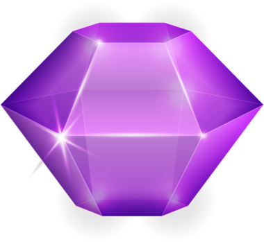 Mor fantezi mücevher taşı.