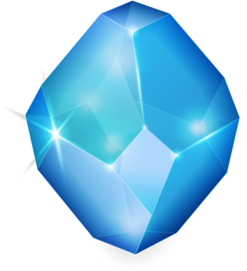 Açık mavi fantezi mücevher taşı