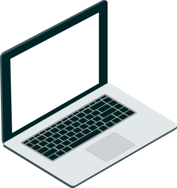 Çizgi film nesnesi dizüstü bilgisayar