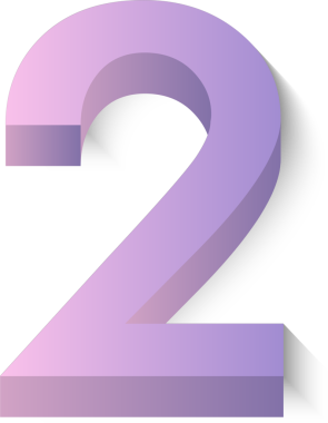 Infographic Design UI şablon renkli gradyan numarası 3D