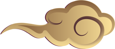 Çin geleneksel lüks altın spiral eğrisi bulut kağıdı kesme rahatlama