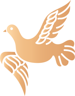 Çin tarzı zarif altın botanik bahçesi izole nesne kuş güvercini