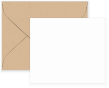 Kahverengi Kraft kağıt zarf ve boş beyaz harf şablonu arka planı