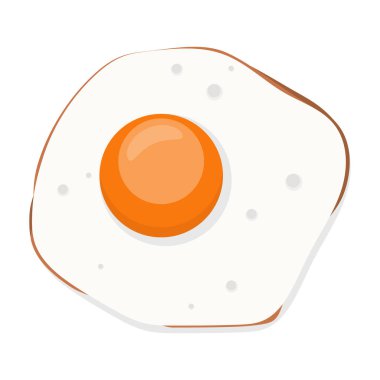 Kahvaltı hazır yumurta karikatürü çizimi.