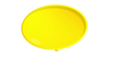 Ai Art. Sarı konuşma balonunda bir kelime. Çizgi roman videosu. Beyaz mesaj pankartı üzerine pop sanat metni. Düşünce, fikir işareti.