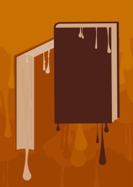 Graffiti Kitap Arkaplanı. Soyut modern eğitim sokak sanat dekorasyonu kentsel resim tarzında gerçekleştirildi.