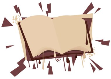 Graffiti Kitap Arkaplanı. Soyut modern eğitim sokak sanat dekorasyonu kentsel resim tarzında gerçekleştirildi.