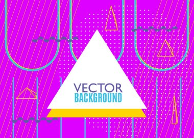 Basit Geometrik elementler arka plan tasarımı. Poster ve afiş için klasik asgari geometrik şablon. Retro soyut grafik şekiller tema kapağı, poster.