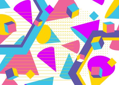 Mavi, mor ve sarı soyut delüks geometrik arka plan. Fütürist basit vektör arkaplanı şekillendirir. Lüks illüstrasyon tasarımı meşgul.