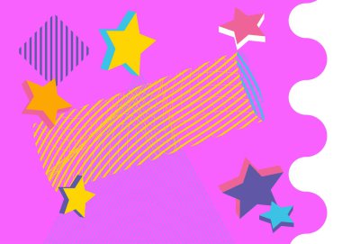 Soyut geometrik arkaplan posteri. Kitap kapağı, Newsletter, Sosyal Medya arkaplanı için klasik geometrik grafik şekiller şablonu.