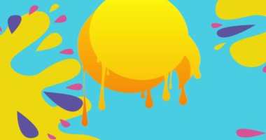 Çizim. Graffiti kelime animasyonu. Soyut modern sokak sanatı metin tasarımı videosu kentsel resim tarzında sahnelendi.