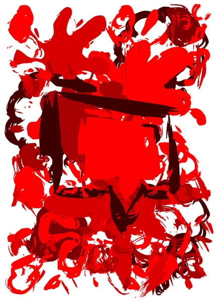 Красная Речь Пузырь Граффити Изолированы Белом Фоне Фон Стиле Городской — стоковый вектор