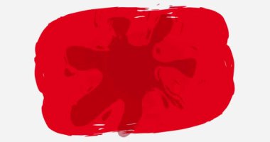 Siyah ve kırmızı graffiti konuşma balonu. Mesajlaşma, tartışma tabelaları sokak sanatları dekorasyonu kentsel boyama tarzında gerçekleştirildi.