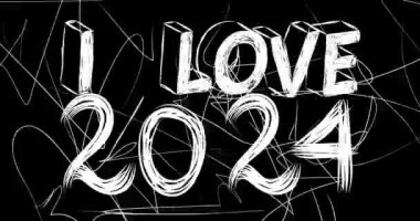  Eski kaotik film şeridinin grunge etkisi olan 2024 numaralı animasyonunu seviyorum. Yoğun televizyon, video yüzeyi, klasik ekran beyaz çizikler, kesikler, toz ve lekeler.