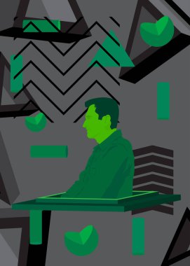 Siyah Renk, Koyu, Gri Renk, Yeşil Renk, Zümrüt Yeşil, Yeşim Yeşil, Yeşil Arkaplan,