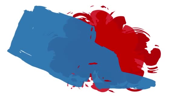 Animación Burbujas Voz Graffiti Rojo Azul Mensajería Moderna Abstracta Signo — Vídeos de Stock