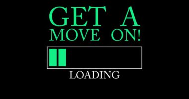 Kıpırdayın! Çubuk Göstergesi Yükleme, İndirme ve Yükleme ile metin. Bilgisayar ekranına yükle, yükle.