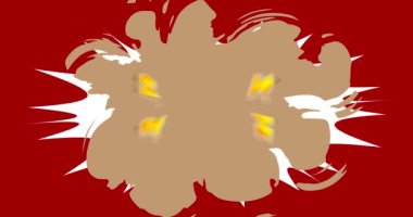 Güzel graffiti konuşma balonu animasyonu. Modern Mesajlaşma tabelası sokak sanat dekorasyonu videosu, şehir boyama tarzında tartışma simgesi.