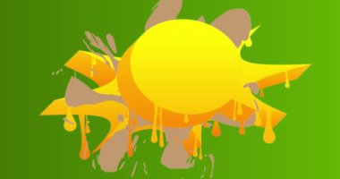 Güzel graffiti konuşma balonu animasyonu. Modern Mesajlaşma tabelası sokak sanat dekorasyonu videosu, şehir boyama tarzında tartışma simgesi.