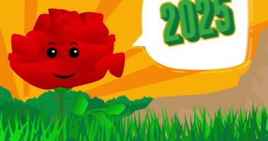 Çiçek Çayırı, 2025 numara. Yaban çiçeği çizgi filmi animasyonu.