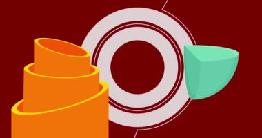 Metin için yeri olan geometrik grafik retro teması. Minimum geometrik elementler çerçevesi. Reklam için klasik soyut şekiller vektör illüstrasyonuName.