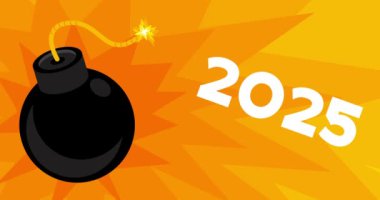 Çizgi film Kara Bomba 'nın geçmişi. 2025 numaralı patlayıcılar..