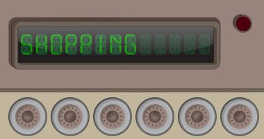 Dijital Öncü Panelde alışveriş metni. Hafif Ekipmanlı Duyuru İletisi.