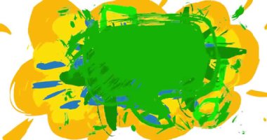 Çin feneri Graffiti etiket animasyonu. Soyut modern sokak sanatı video dekorasyonu şehir boyama tarzında gerçekleştirildi.