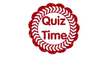 Quiz Time mesaj kauçuk damgası. Grunge resim tekniği ile etiketle.