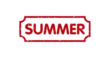 Yazlık kauçuk damga. Grunge resim tekniği ile etiketle.