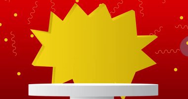 Mokup ürün animasyon, silindir kaide podyumu. Sunum için sahne gösterisi videosu.